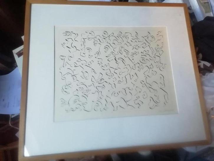 Originele Cor Wytman 1982, Antiek en Kunst, Kunst | Schilderijen | Abstract, Ophalen of Verzenden