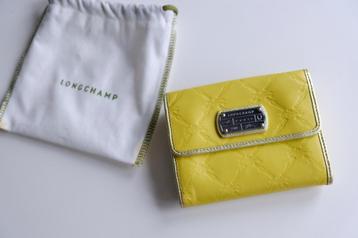 Longchamp LM Cuir Embossed Leather Portemonnee Lemon beschikbaar voor biedingen