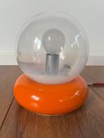Vintage - Italiaans design - Targetti Sankey tafellamp -, Gebruikt, Italian Design, Ophalen of Verzenden, Glas