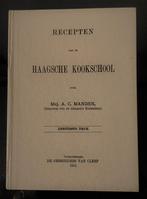 Recepten van de Haagsche Kookschool, Boeken, Gelezen, A.C. Manden, Overige typen, Ophalen of Verzenden