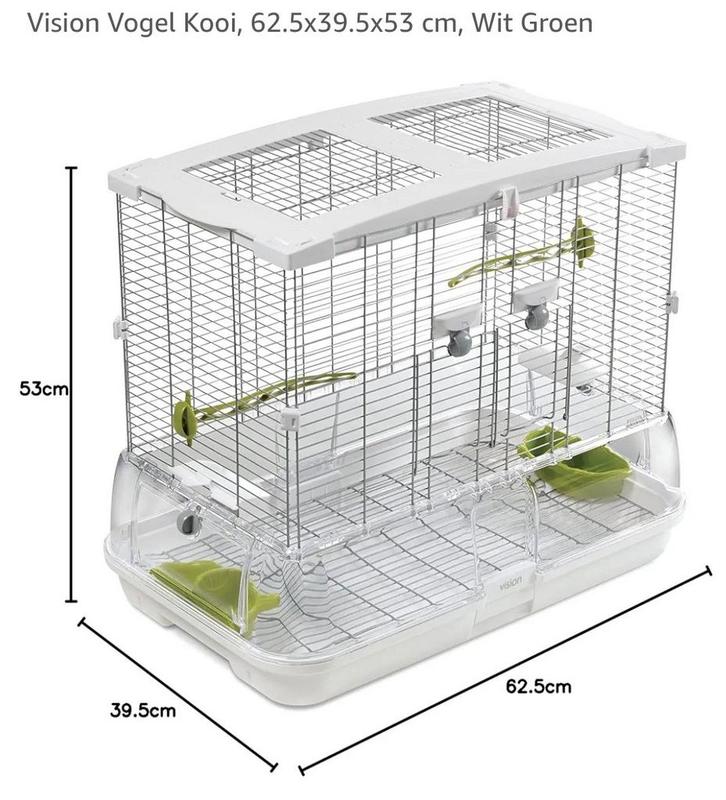 Mooie vogelkooi merk vision, Dieren en Toebehoren, Vogels | Hokken en Kooien, Vogelkooi, Metaal, Ophalen