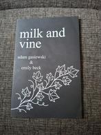 Milk and Vine - Adam Gasiewski & Emily Beck, Ophalen of Verzenden, Nieuw, Adam Gasiewski & Emily Beck, Wereld overig