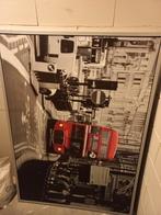 Londen bus canvas schilderij, Ophalen