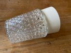 Vintage conische lampenbol schroefkogel doorzichtig glas, Glas, Ophalen of Verzenden, Zo goed als nieuw