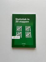 Statistiek in 20 stappen, Boeken, Studieboeken en Cursussen, Ophalen of Verzenden, Nieuw, HBO, Noordhoff Uitgevers