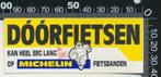 Sticker: Michelin - Fietsbanden, Verzamelen, Stickers, Ophalen of Verzenden
