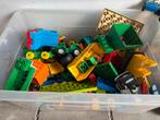 Grote Duplo Kisten + Bouwplaat, Kinderen en Baby's, Speelgoed | Duplo en Lego, Ophalen, Gebruikt, Losse stenen, Duplo