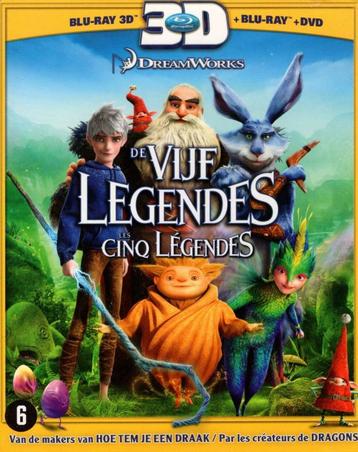 De Vijf Legendes 3D + Bluray + dvd - met slipcover - NL beschikbaar voor biedingen