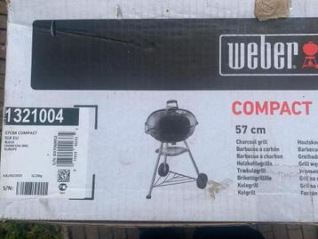 Weber Compact 57cm Houtskoolbarbecue - Nieuw beschikbaar voor biedingen