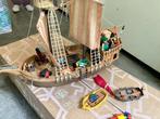 Playmobil piratenschip (3550 oud model), Kinderen en Baby's, Speelgoed | Playmobil, Ophalen, Gebruikt, Complete set