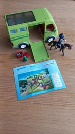 Playmobil 6928 paardentrailer, Ophalen of Verzenden, Zo goed als nieuw, Complete set