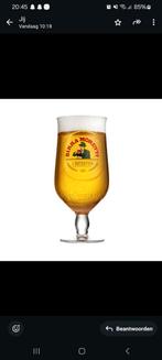 Birra moretti glazen  bierglas 24 st, Verzamelen, Ophalen, Zo goed als nieuw, Glas of Glazen, Overige merken