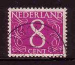 Nederland 1946 468 Cijfer 8c, Gest, Postzegels en Munten, Postzegels | Nederland, Na 1940, Verzenden, Gestempeld