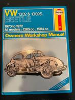 Werkplaatshandboek VW Kever 1302/1302S (1970-1972), Ophalen of Verzenden