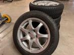 Anzio Wheels velgen met band 4 stuks R16 Inch 205/55 Winter, Gebruikt, 16 inch, Banden en Velgen, Personenwagen