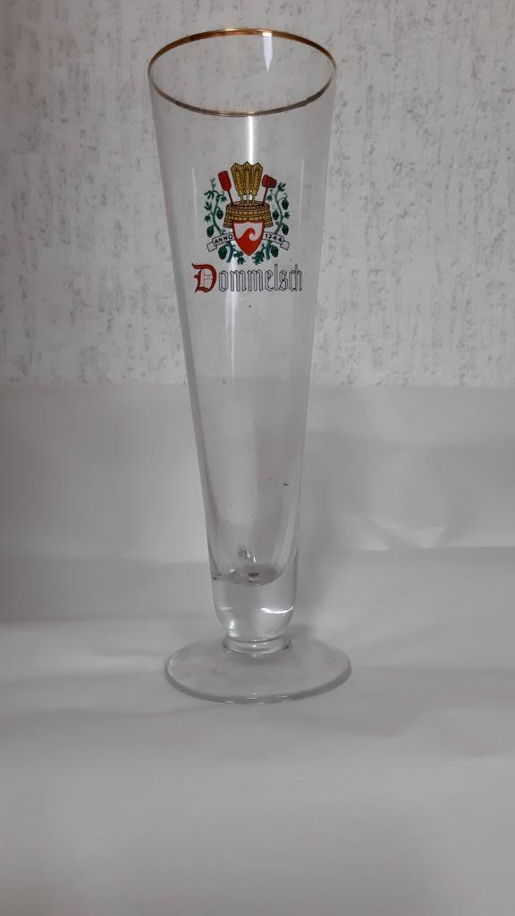 Dommelsche bier glas zeer oude model jaren 60, Verzamelen, Biermerken, Gebruikt, Glas of Glazen, Dommelsch, Ophalen of Verzenden