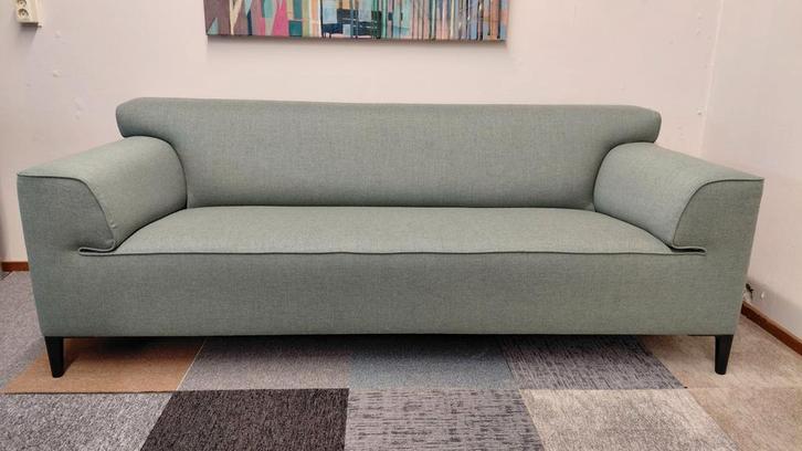 Pode Edit | 3 zits | Refurbished | Groen wol Kvadrat, Huis en Inrichting, Banken | Bankstellen, Zo goed als nieuw, Rechte bank
