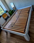 Mooie Auping Auronde (lang model "twijfelaar": 220x140), Ophalen, Tijdloos design, hoge kwaliteit (duurzaam hout), Wit, Tweepersoons