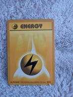 Pokemonkaart Lightning Energy - Base Set - 1999, Ophalen of Verzenden, Zo goed als nieuw, Losse kaart