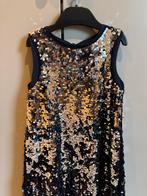 Donkerblauwe glitterjurk H&M maat 116, Kinderen en Baby's, Kinderkleding | Maat 116, Ophalen of Verzenden, Zo goed als nieuw