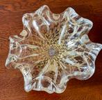 Venetiaanse Formia Glazen Schaal met Goudaccenten Luxe Glasw, Antiek en Kunst, Ophalen