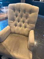 Stoffen Stoel met Gecapitonneerde Rugleuning, Huis en Inrichting, Stoelen, Ophalen, Gebruikt, Overige kleuren, Vier