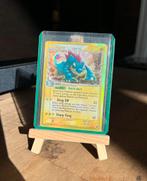 Feraligatr holo pokemon, Ophalen of Verzenden, Zo goed als nieuw, Losse kaart, Foil