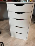 IKEA Alex Ladeblok - Wit - kast van IKEA met lades, Huis en Inrichting, Ophalen, Gebruikt, 5 laden of meer, Minder dan 100 cm