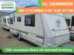 LMC DOMINANT 555 K1 ENKELE BEDDEN + MOVER + VOORTENT +LUIFEL, Caravans en Kamperen, Caravans, Rondzit, Luifel, 7 tot 8 meter, Bedrijf
