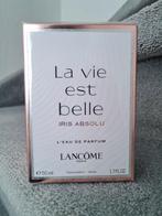 NIEUWE Lancome La vie est belle iris absolu edp 50ml, Verzenden, Nieuw