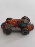 Antieke miniatuur blikken race auto Jet no 7, Antiek en Kunst, Ophalen of Verzenden