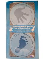 Knutselset voor baby's eerste hand-/voetafdruk, Ophalen of Verzenden, Nieuw, Kraamcadeau