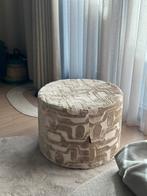 Woood Poef/hocker, Ophalen, Zo goed als nieuw, Rond, Stof