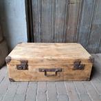 Mooie oude brocante houten kist timmermanskist *Etage3*, Gebruikt, Ophalen of Verzenden