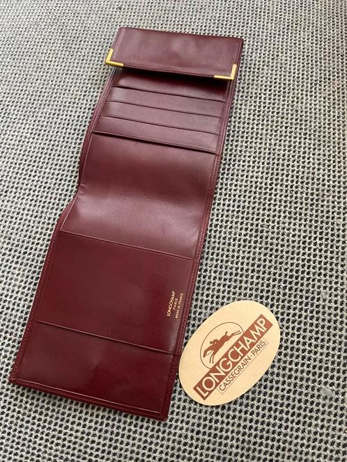 Longchamp leren portemonnee, Sieraden, Tassen en Uiterlijk, Portemonnees, Nieuw, Overige merken, Overige kleuren, Leer, Ophalen