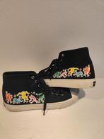 H&M x Keith Haring Canvas High Top Sneakers Navy maat 43, Converse, Verzenden, Blauw, Sneakers of Gympen