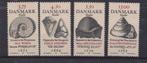 Denemarken; Fossielen, Michel 1195-1198.**, Postzegels en Munten, Verzenden, Denemarken, Postfris