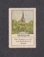 Verzamelplaatje Sluitzegel Dedgum Dedzjum Friesland, Ophalen of Verzenden, Zo goed als nieuw