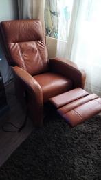 Lederen stoel electrisch te stellen om heerlijk te relaxen., Ophalen of Verzenden, Zo goed als nieuw, 75 tot 100 cm, 50 tot 75 cm