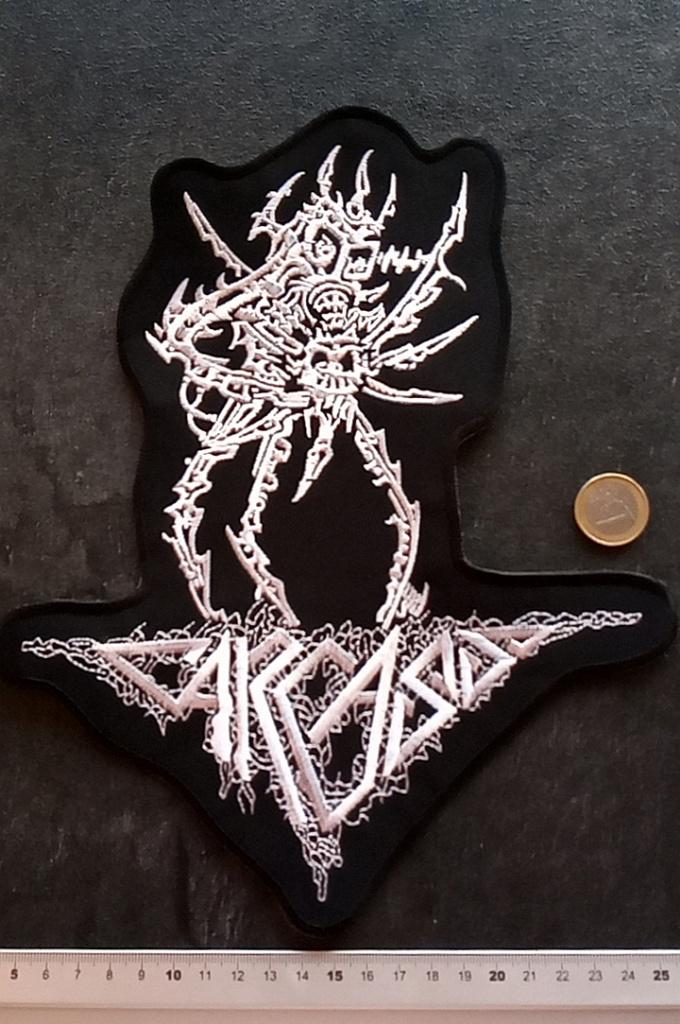 Carcass zeer mooie shaped embroidered backpatch metal, Verzenden, Nieuw, Kleding