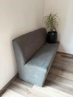 Grijze eettafel (3) stoelen + bankje, Huis en Inrichting, Banken | Sofa's en Chaises Longues, Ophalen, Gebruikt, 150 tot 200 cm