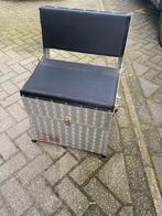 Viskist met zitje - Silver Jumbo, Ophalen, Gebruikt, Koffer of Tas