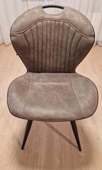 4 Nette mooie grijze design stoelen, Ophalen, Design, Zo goed als nieuw, Metaal