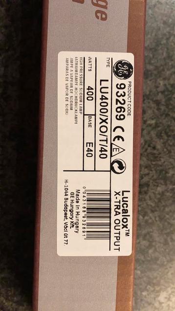 High discharge sodium lamp beschikbaar voor biedingen