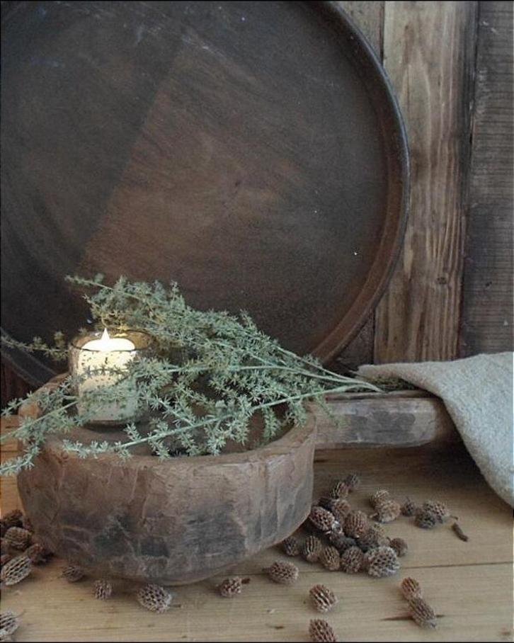12753 S Oude houten schaal/lepel XL, Antiek en Kunst, Antiek | Woonaccessoires, Ophalen of Verzenden
