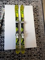 Kinderski twintips groen/ zwart 125 cm, Overige merken, Gebruikt, 100 tot 140 cm, Ophalen of Verzenden