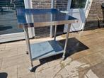 Mooie verrijdbare RVS werktafel voor bakken etc., Ophalen, Gebruikt, 75 cm of meer, 60 cm of meer
