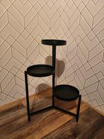 Ikea olivblad plantenstandaard, Huis en Inrichting, Tafels | Bijzettafels, Metaal of Aluminium, Rond, Zo goed als nieuw, Ophalen