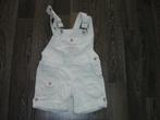 Schattige witte meisjestuinbroekje van vingino ( maat 5/110, Ophalen of Verzenden, Gebruikt, Meisje, Broek
