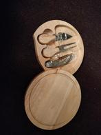 Tapas plankje met mesjes, Ophalen of Verzenden, Nieuw, Hout, Los bestek